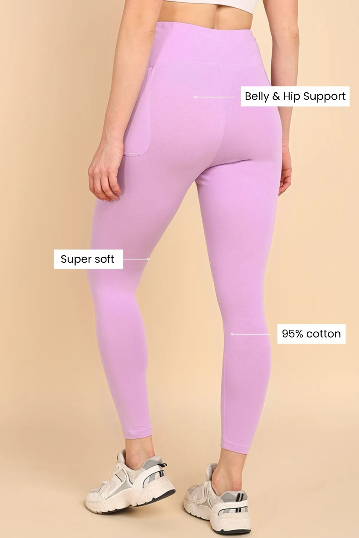 247 Zactive™ Lavender Maternity Legging (Pregnancy & Postpartum)